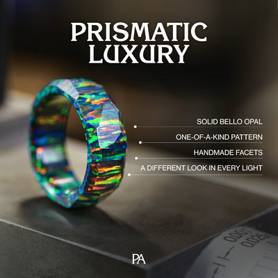 Pearl White Opal Ring - Patrick Adair Designs