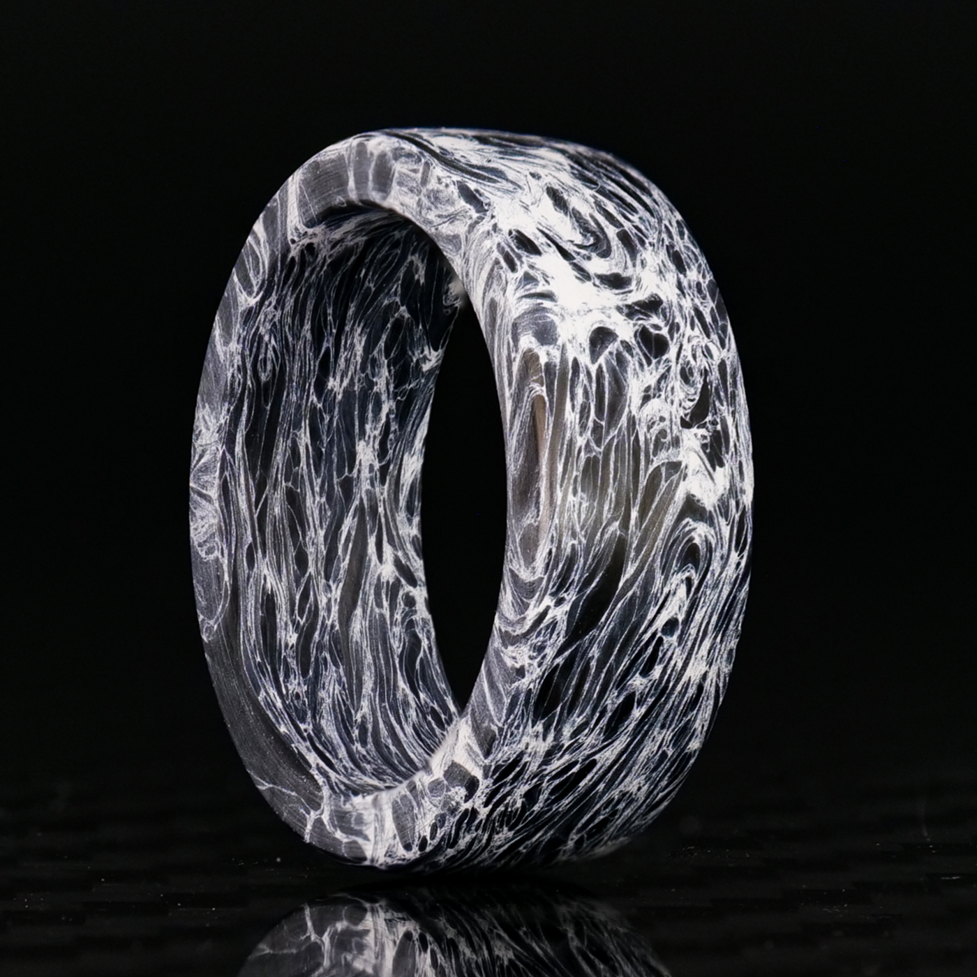 Polar Burl Carbon Fiber Ring