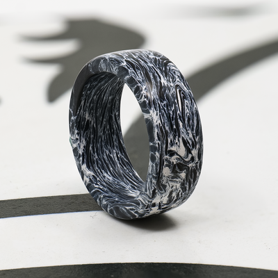 Polar Burl Carbon Fiber Ring