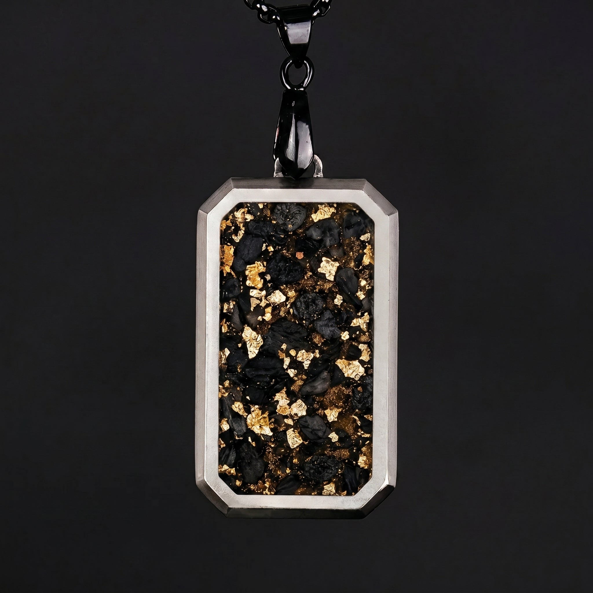 Solar Relic Stainless Steel Glowstone Dog Tag | Patrick Adair Designs