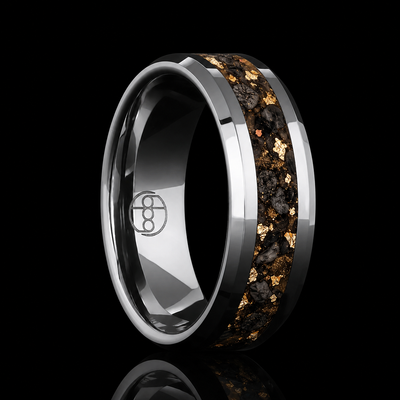 Solar Relic Tungsten Glowstone Ring | Patrick Adair Designs