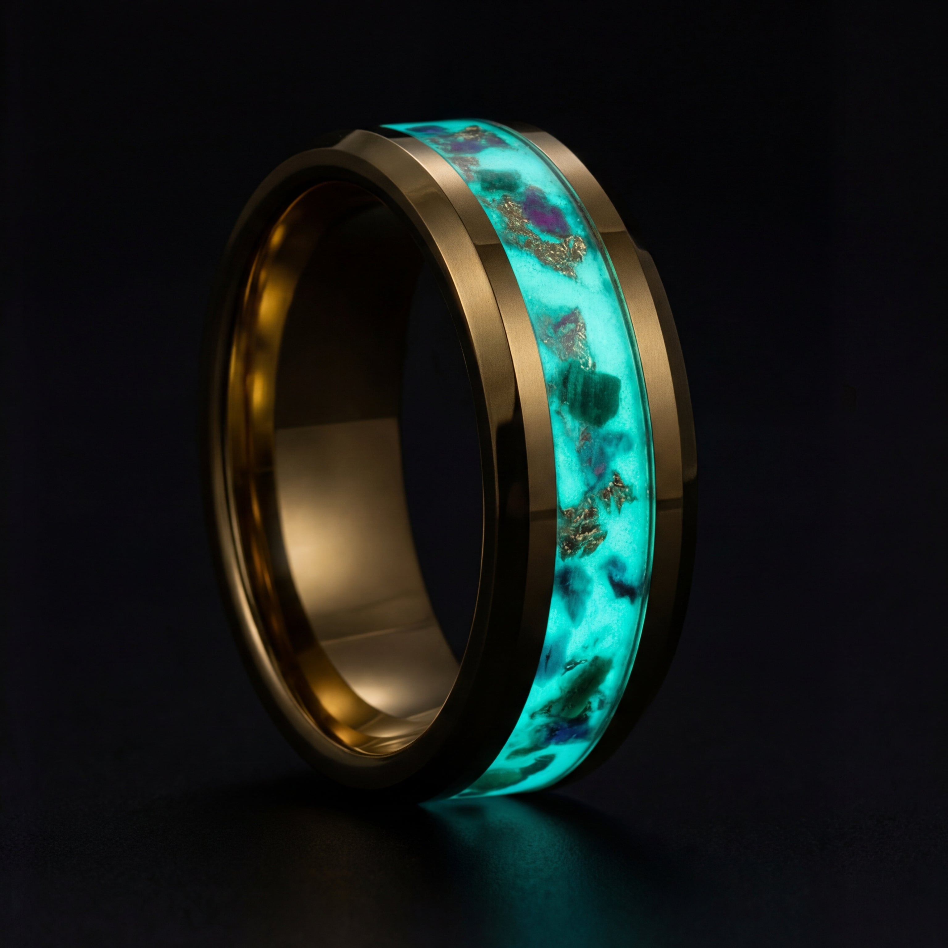 Glow Stone Rings Custom Yellow Gold Glowstone Ring– Patrick Adair Designs