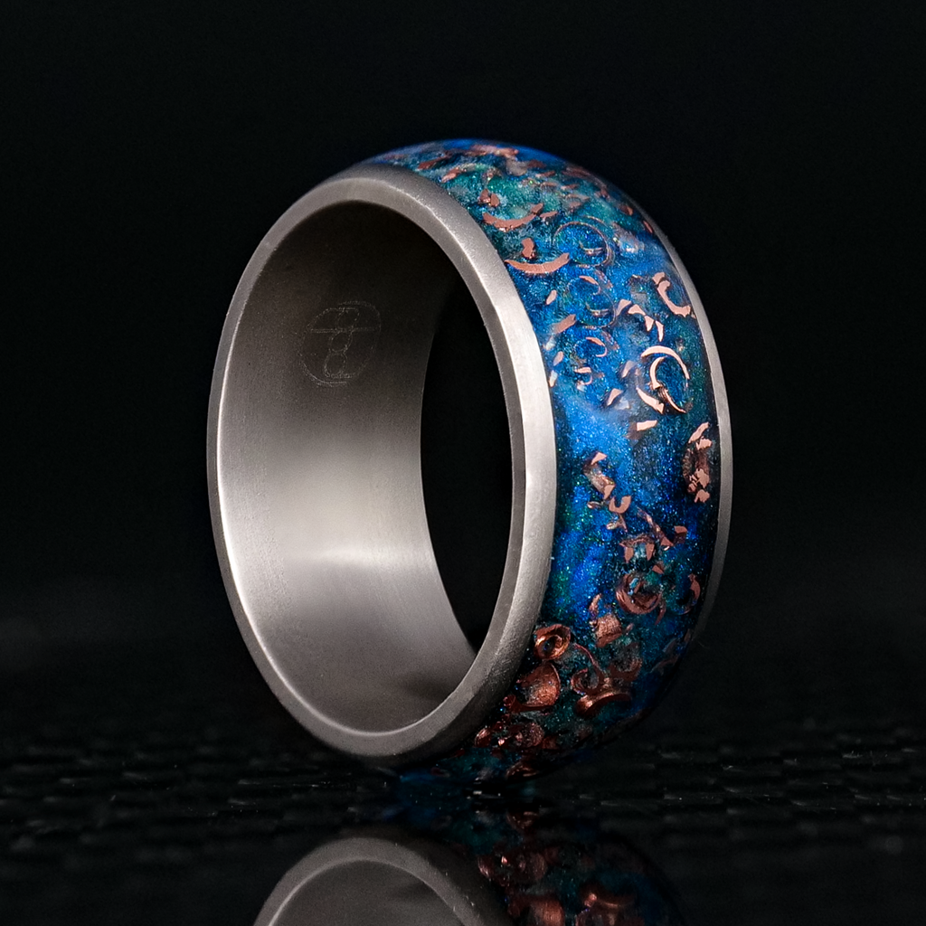 希少 undercover fragment titanium ring Sunken Artifact Halo Ring on Titanium– Patrick Adair Designs