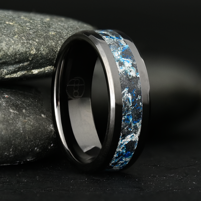 The Tempest Glowstone Ring with Silver Leaf