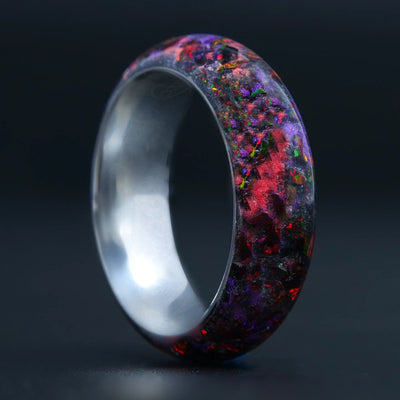 The Void | Boundless Tungsten Glowstone Ring - Patrick Adair Designs