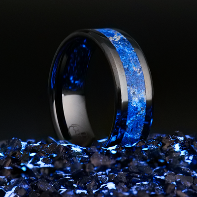 The Tempest Glowstone Ring with Silver Leaf