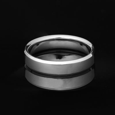 5mm Beveled Gold Ring - Patrick Adair Designs
