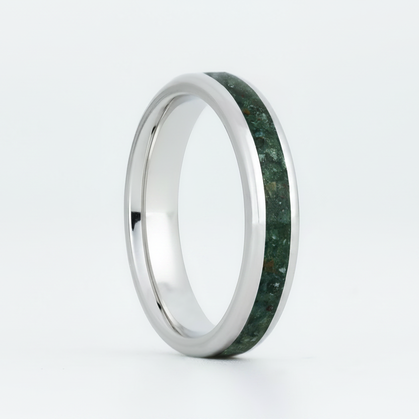 Birthstone Stackable Ring with Glowstone - Patrick Adair Designs