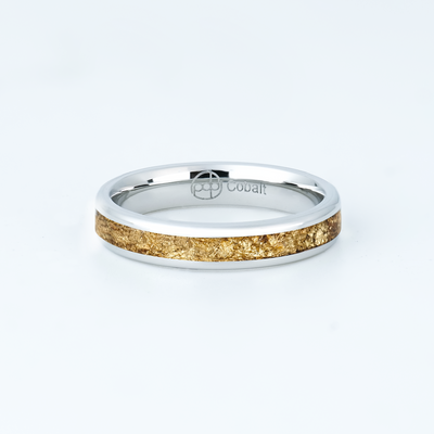 24K Gold Leaf Stackable Ring