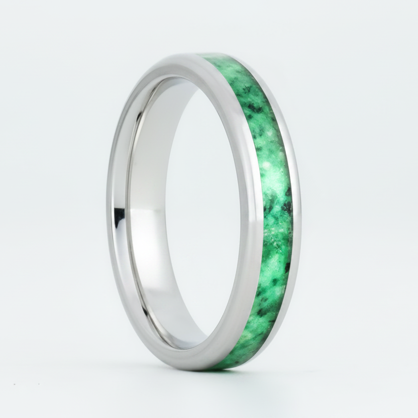 Birthstone Stackable Ring with Glowstone - Patrick Adair Designs