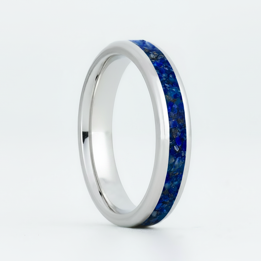 Lapis Lazuli Glowstone Stackable Ring– Patrick Adair Designs