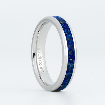 Lapis Lazuli Glowstone Stackable Ring