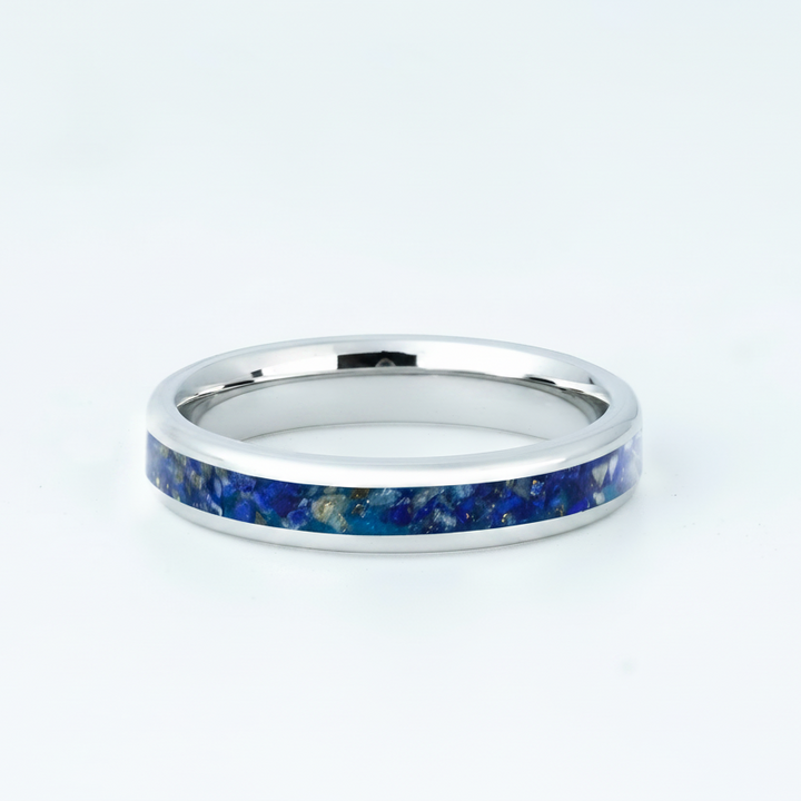 Lapis Lazuli Glowstone Stackable Ring– Patrick Adair Designs