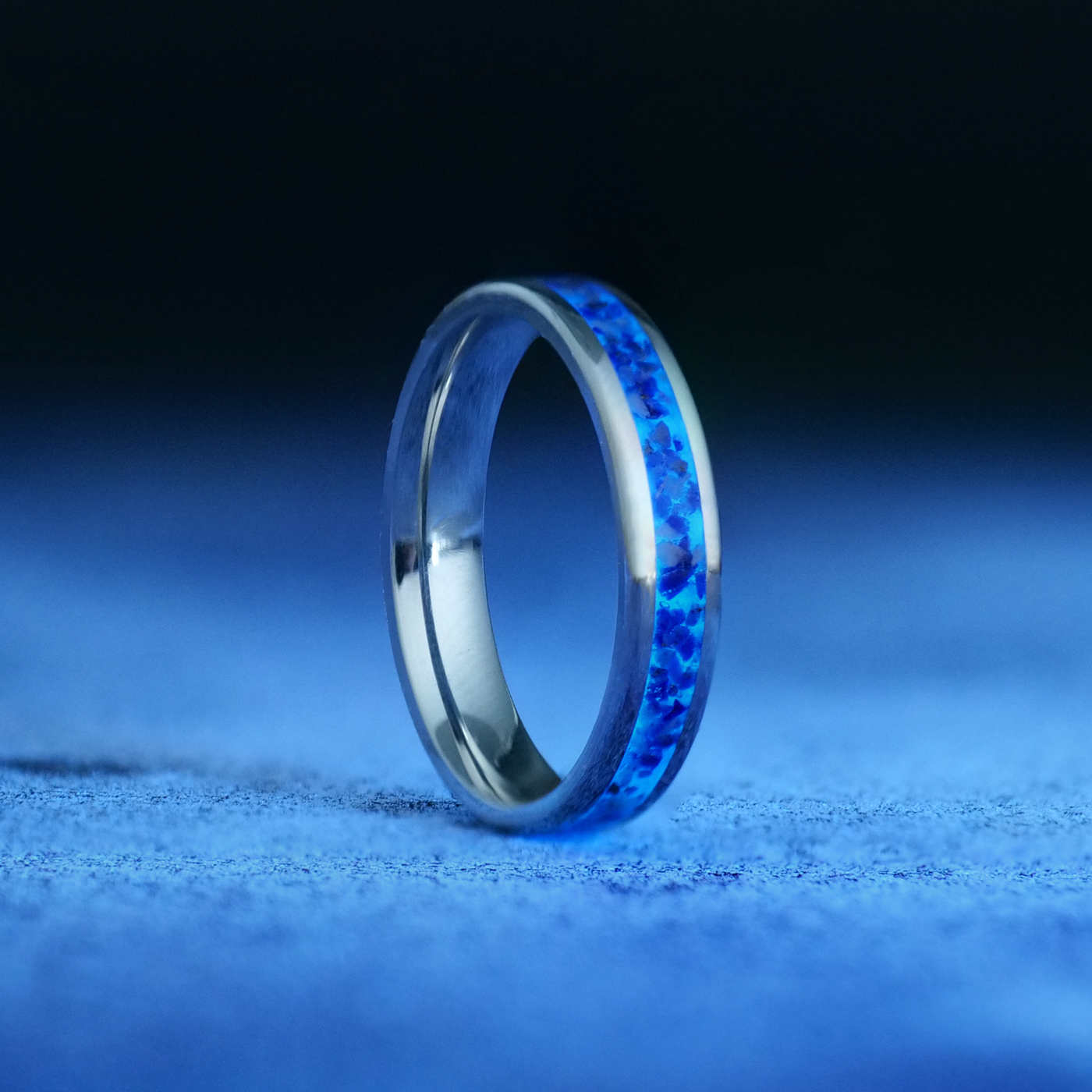 Glow Stone Rings Lapis Lazuli Glowstone Stackable Ring– Patrick Adair Designs