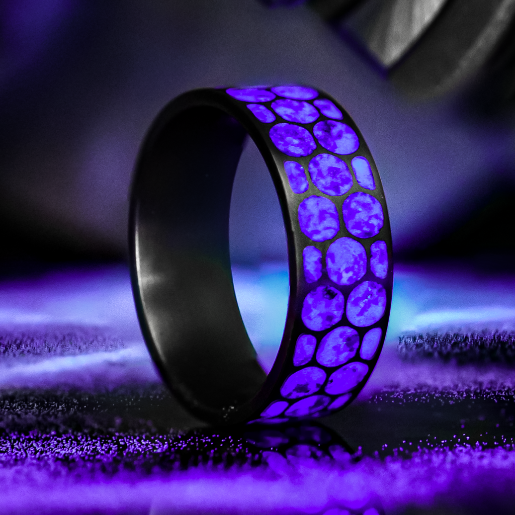 Jewelgenics Glow in The Dark Ring (Size Men - 9 & Women - 7) Stainless  Steel Silver Plated Ring Set Price in India - Buy Jewelgenics Glow in The  Dark Ring (Size