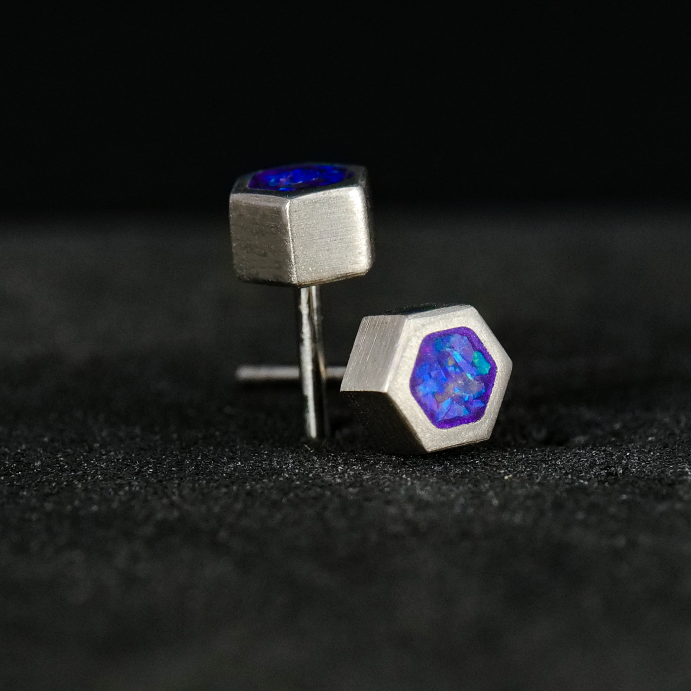 Lavender Opal Glowstone Earrings - Patrick Adair Designs
