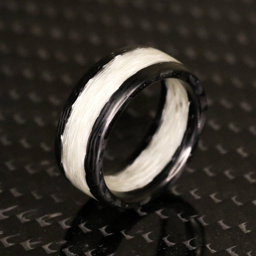 Phantom Radiance Carbon Fiber Glow Ring - Patrick Adair Designs
