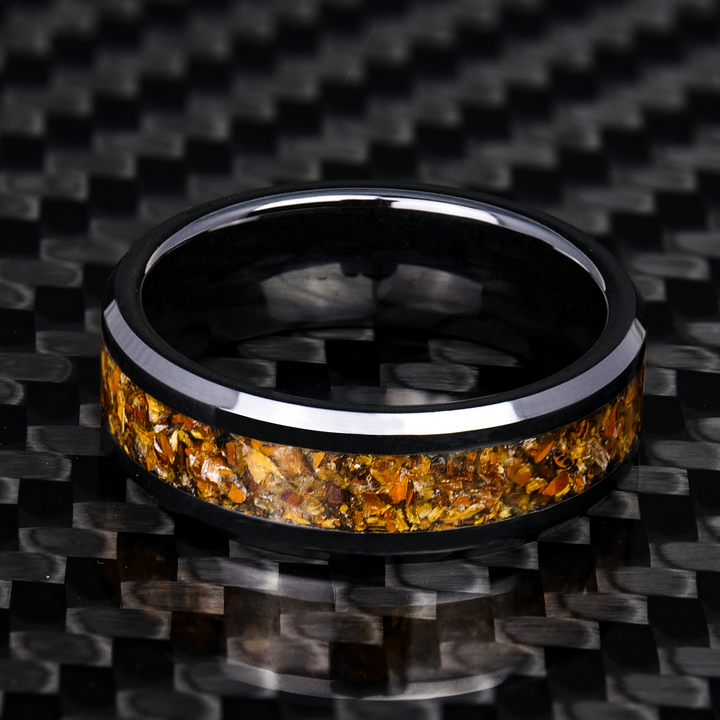 Mens tiger eye wedding band store