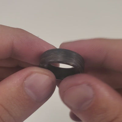 Gold Burl Carbon Fiber Ring