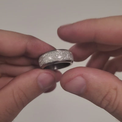 Solid Diamond Halo Ring
