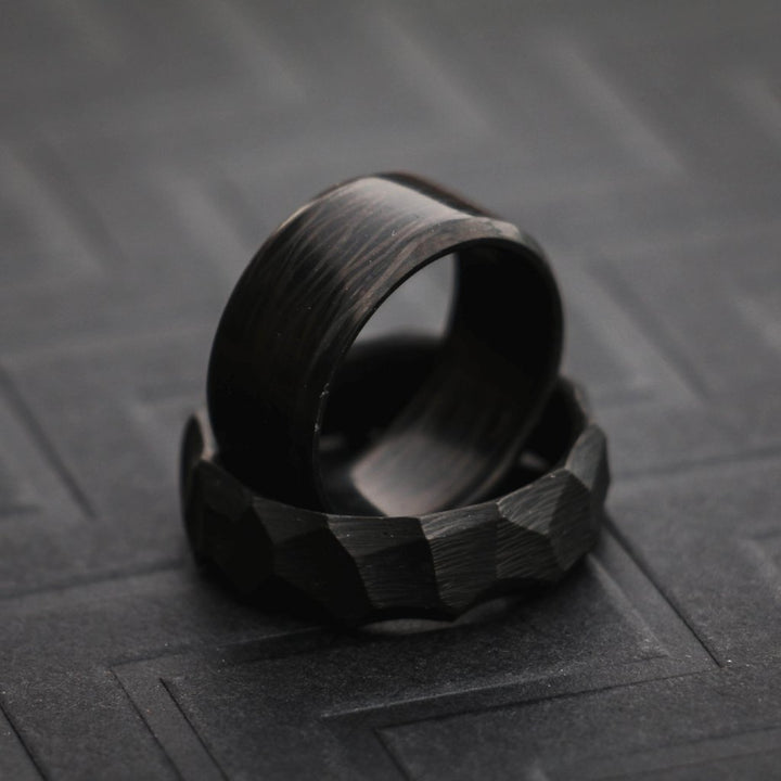 Pure Carbon Fiber Ring - Horizontal Pattern outlet Matte Finish