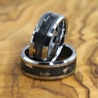 Custom Tungsten Glowstone Ring - Patrick Adair Designs