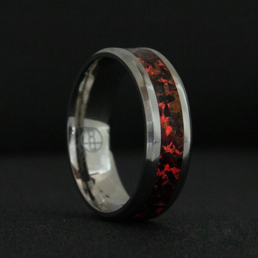 The Void | Tungsten Glowstone Ring - Patrick Adair Designs
