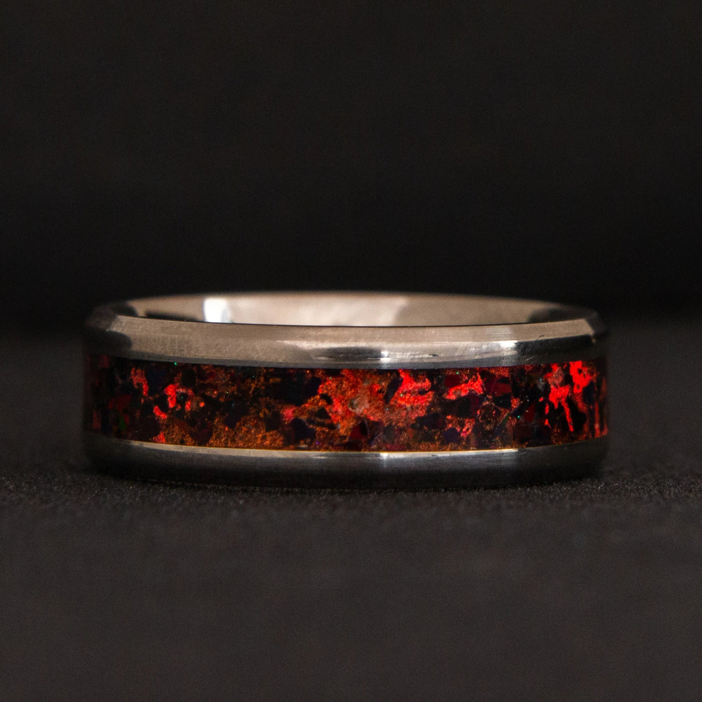 The Void | Tungsten Glowstone Ring - Patrick Adair Designs