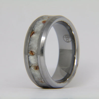 The Siberian Mammoth Tungsten Glowstone Ring - Patrick Adair Designs
