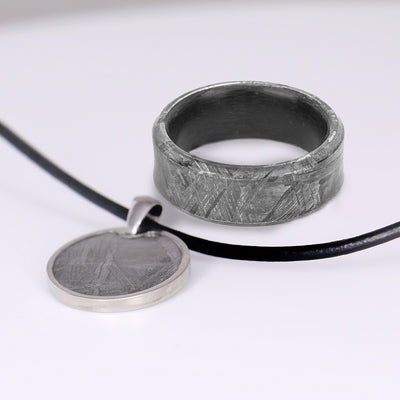 Meteorite Ring and Pendant Bundle - Patrick Adair Designs