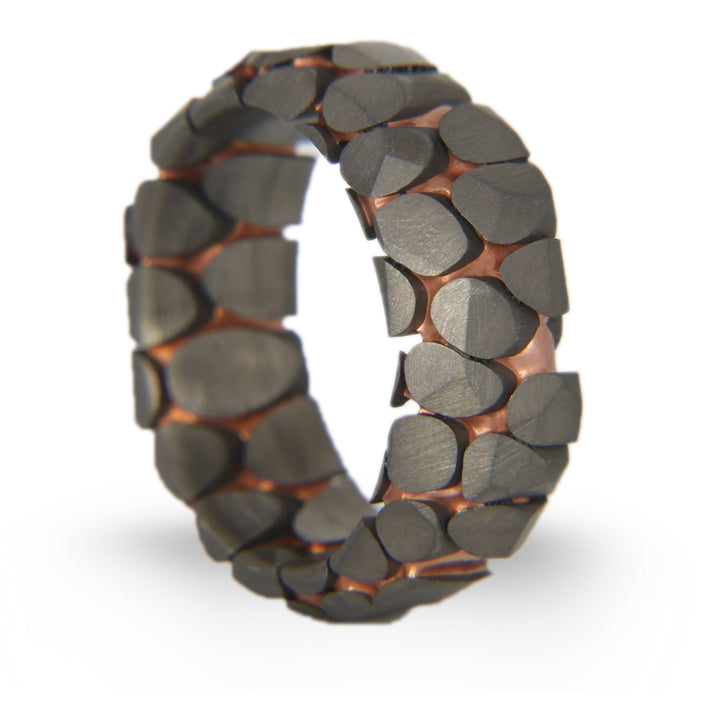 Obsidian Superconductor Ring Patrick Adair Designs