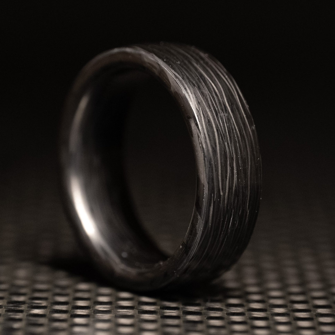 Pure Carbon Fiber Ring - Patrick Adair Designs