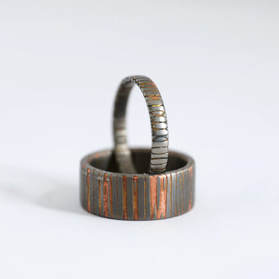 Matching Superconductor Wedding Ring Set - Patrick Adair Designs