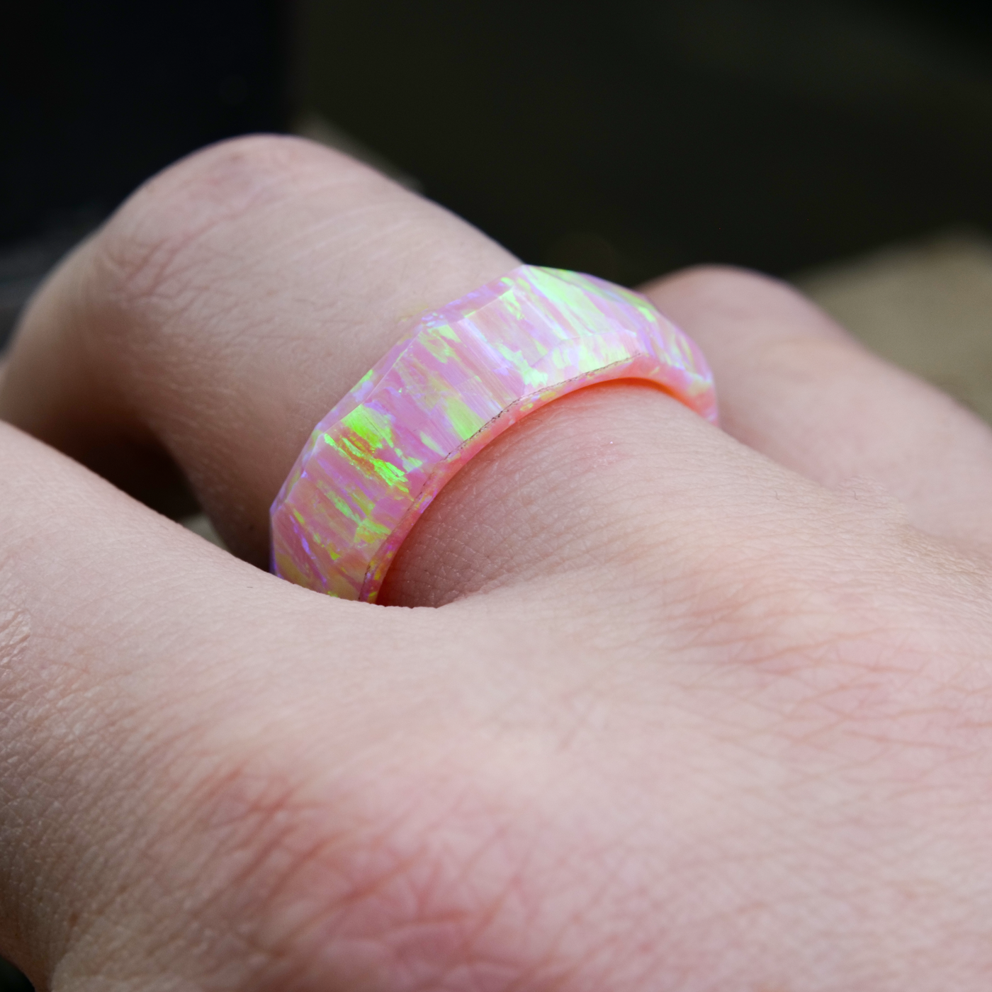 Cherry Blossom Opal Ring - Patrick Adair Designs