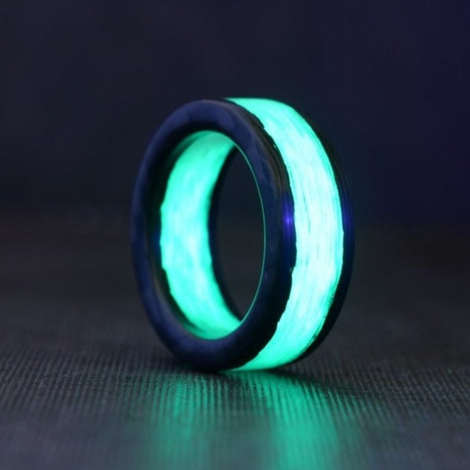 Radiance Carbon Fiber Glow Ring - Patrick Adair Designs