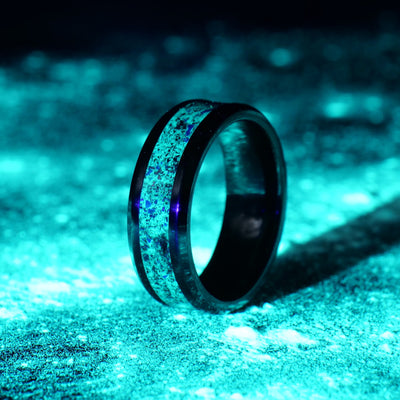 Star Dust™ Ring in Black Ceramic - Patrick Adair Designs