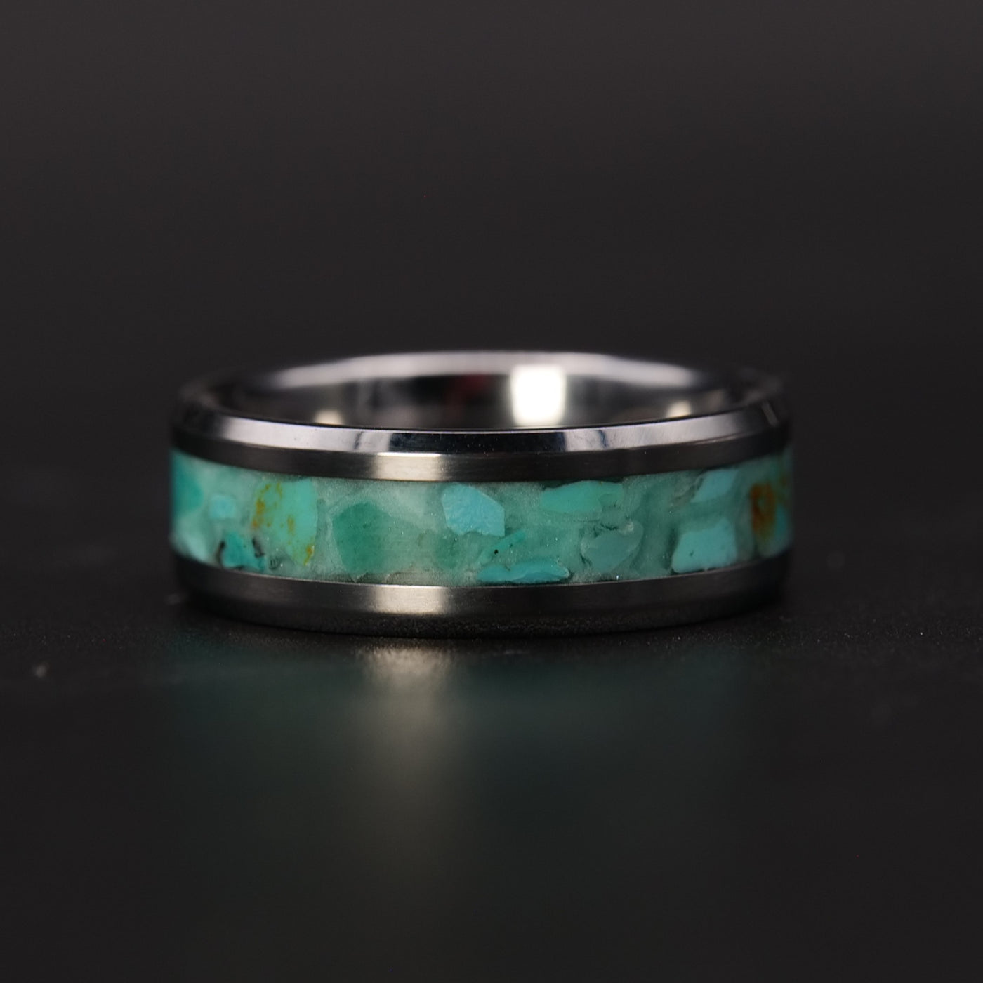 The Trident Ring | Turquoise Glowstone Ring - Patrick Adair Designs
