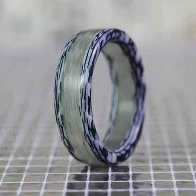 Permafrost Carbon Fiber Glow Ring - Patrick Adair Designs