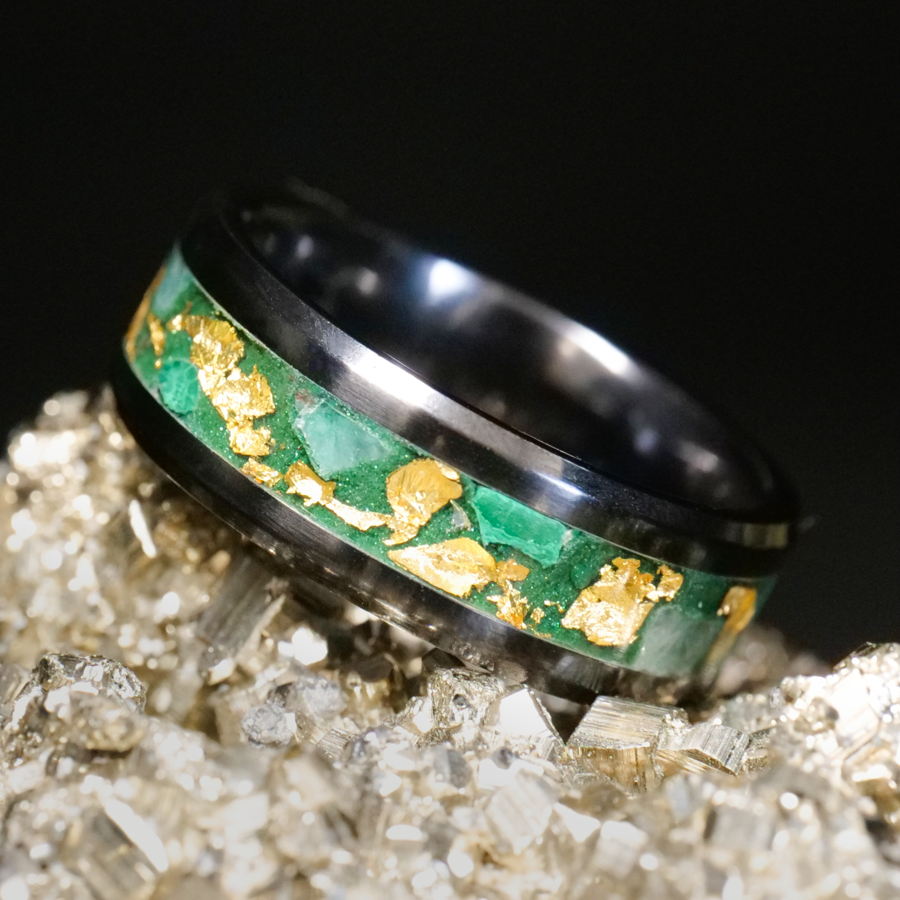Glow Stone Rings Royal Emerald Glowstone Ring– Patrick Adair Designs