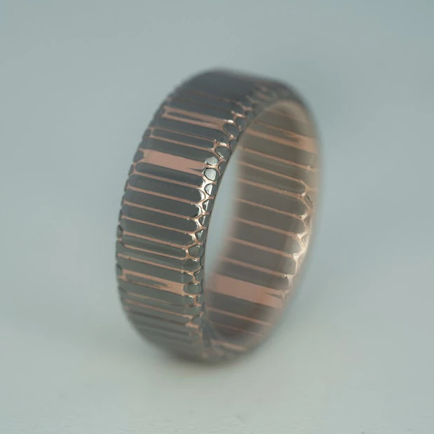 Etched Superconductor Ring 2.0 Patrick Adair Designs