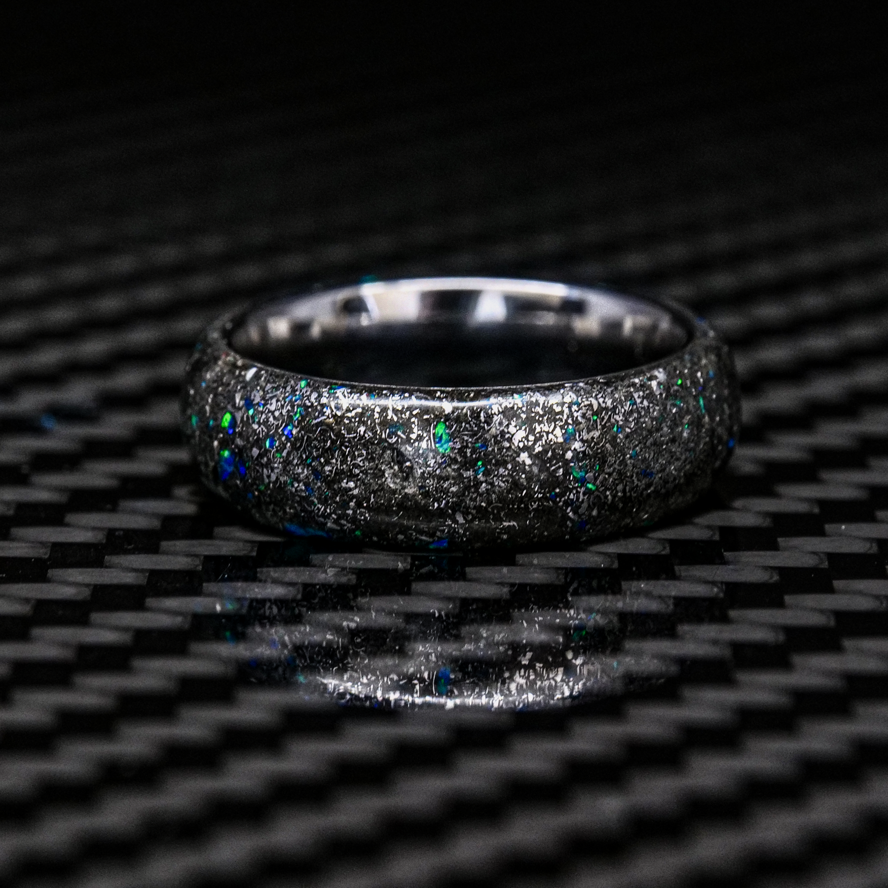 Black diamond dust ring Clearance