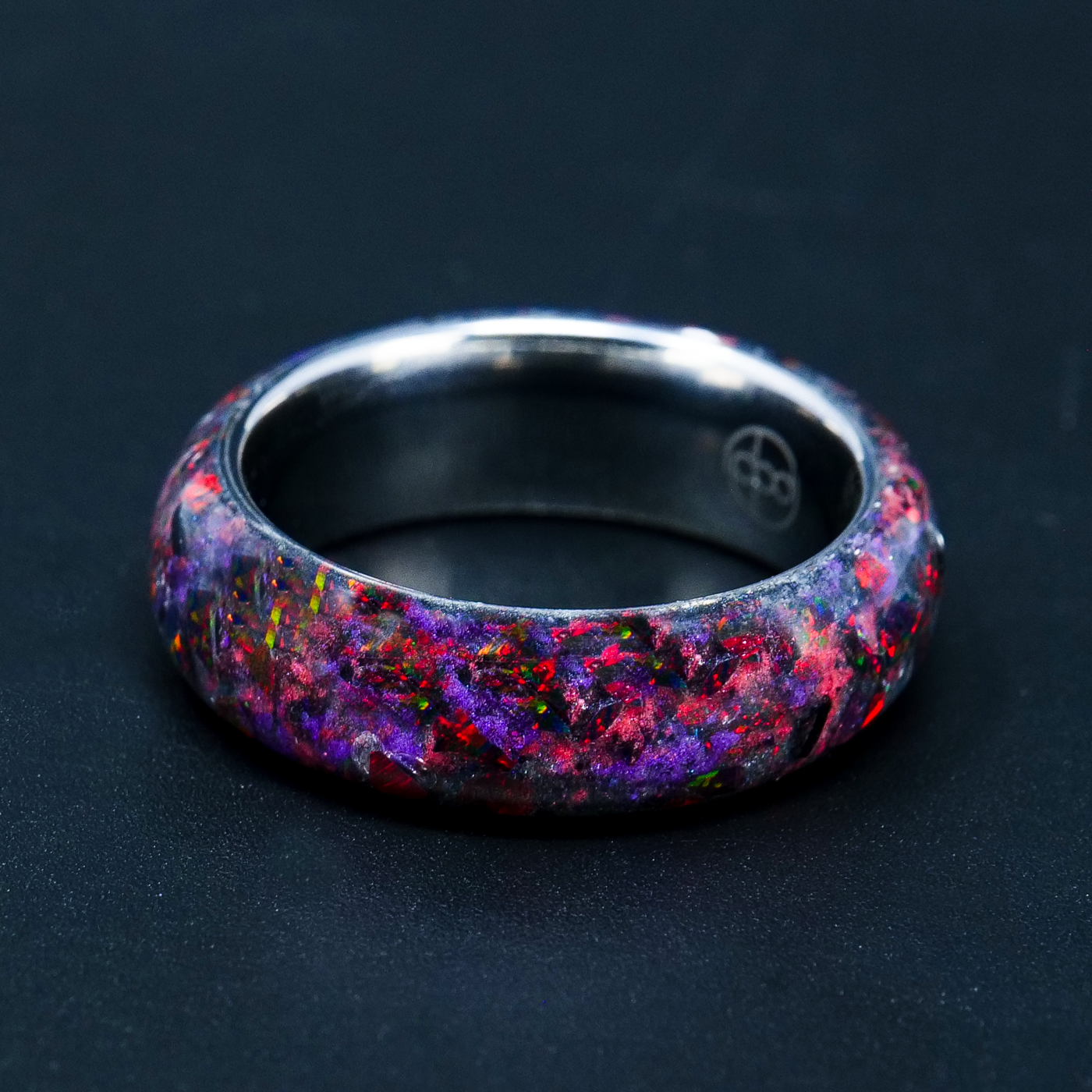 The Void | Boundless Tungsten Glowstone Ring - Patrick Adair Designs