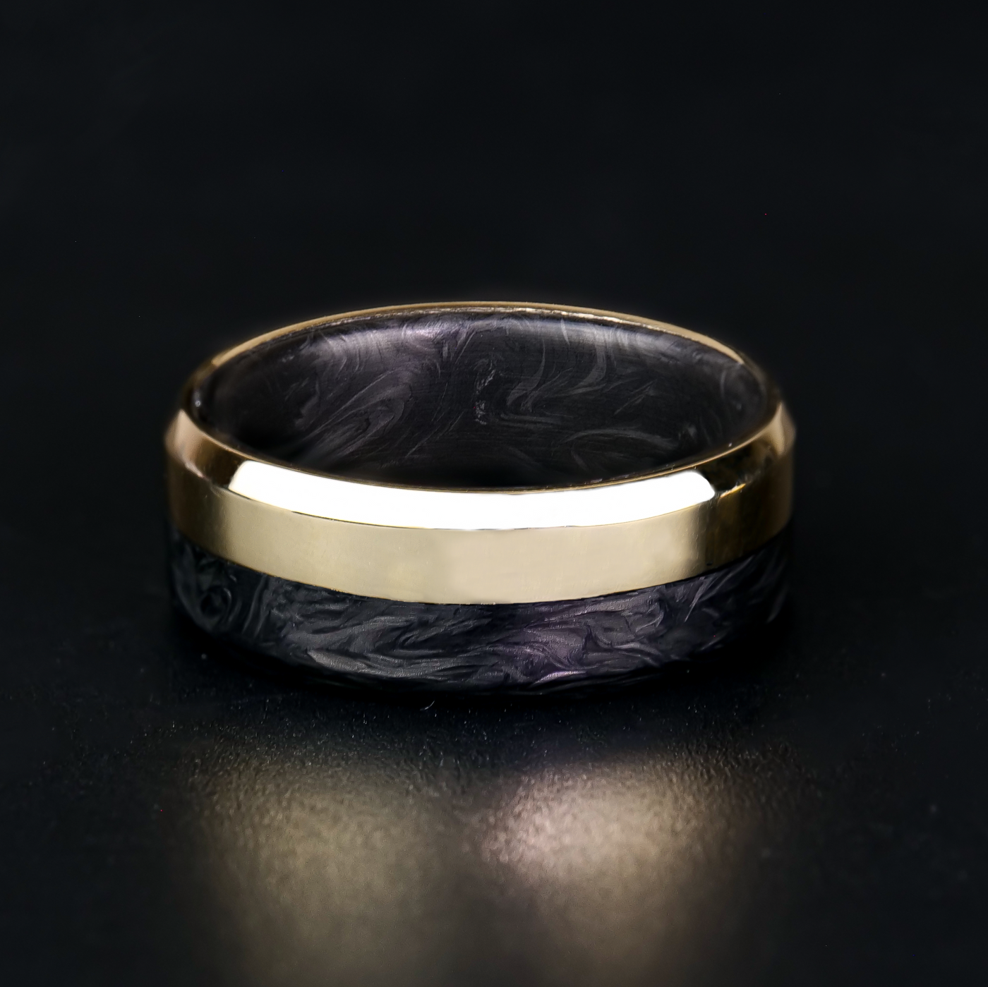 Forged carbon 2025 wedding band