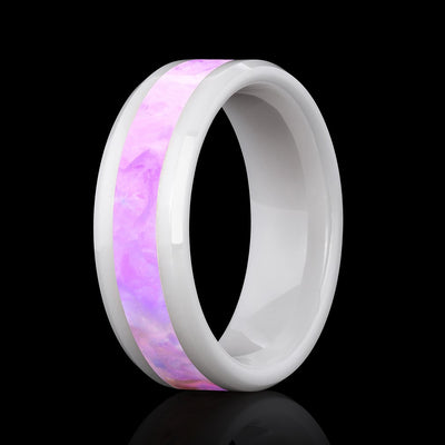 Cherry Blossom Opal Glowstone Ring - Patrick Adair Designs