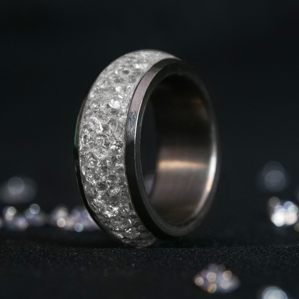 Elysium Black Diamond Rings, The Perfect Black Wedding Band.