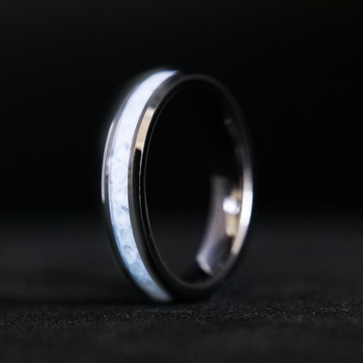 Solid Diamond Glowstone Stackable Ring | Women's Wedding Band - Patrick Adair Designs