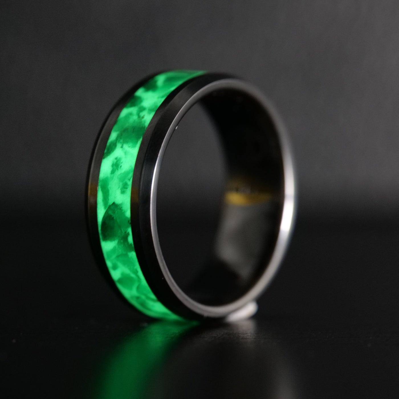 May Birthstone Ring | Emerald Glowstone Ring - Patrick Adair Designs