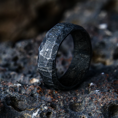 Diamond meteorite ring deals