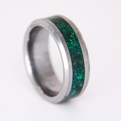 Custom Cobalt Chrome Glowstone Ring - Patrick Adair Designs