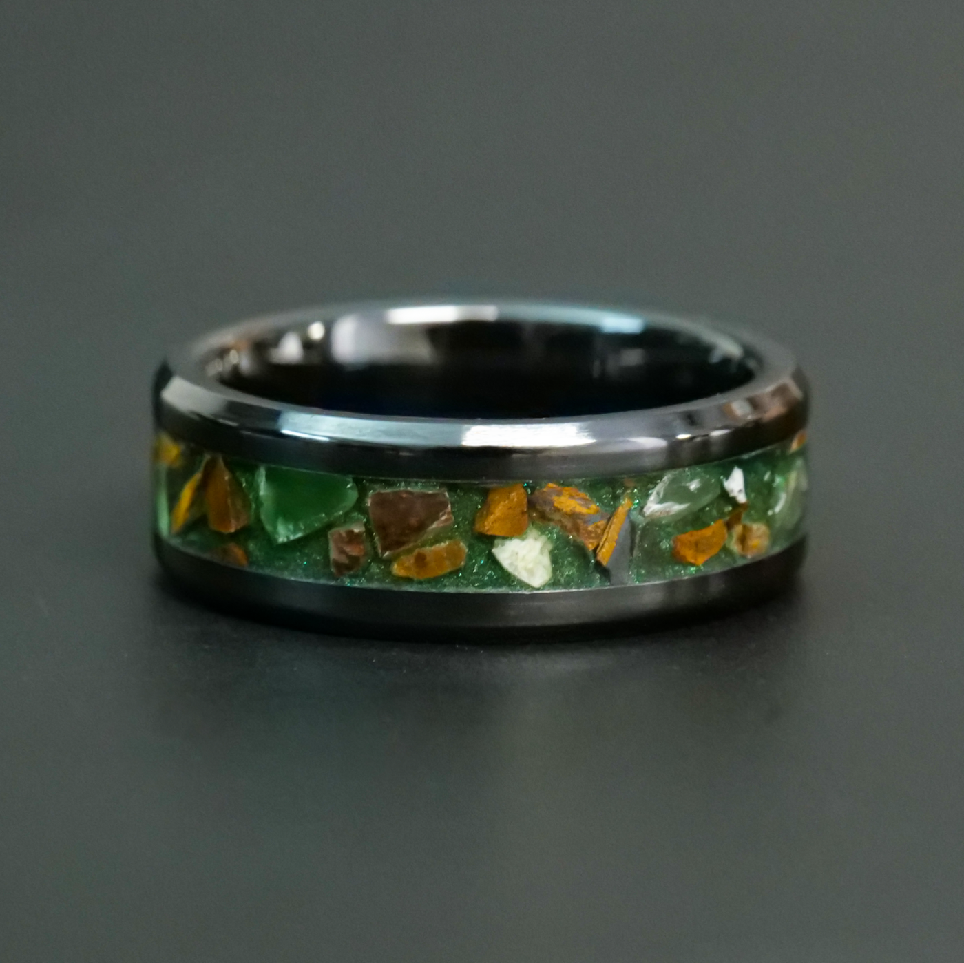 Jaded Tiger Glowstone Ring - Patrick Adair Designs